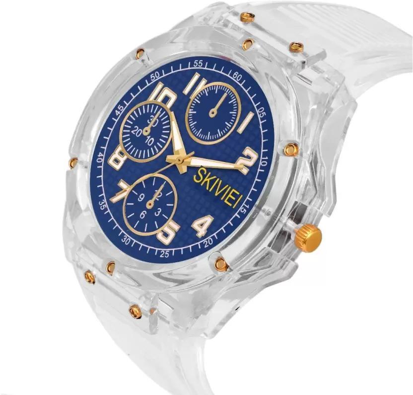 Transparent Analog watch For Boys and girls