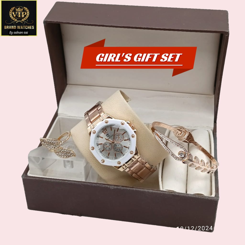 GIRL'S CHIN WATCH SET