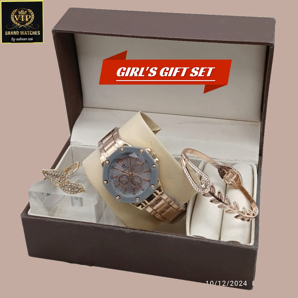 GIRL'S CHIN WATCH SET