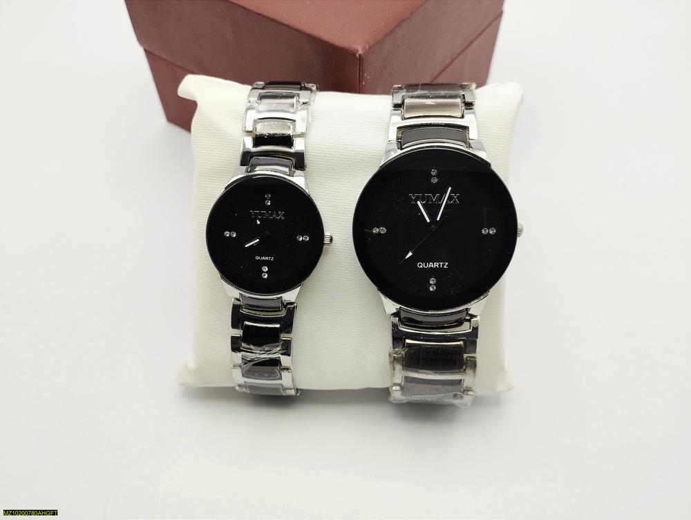 Couple Casual Analogue Watch with Box