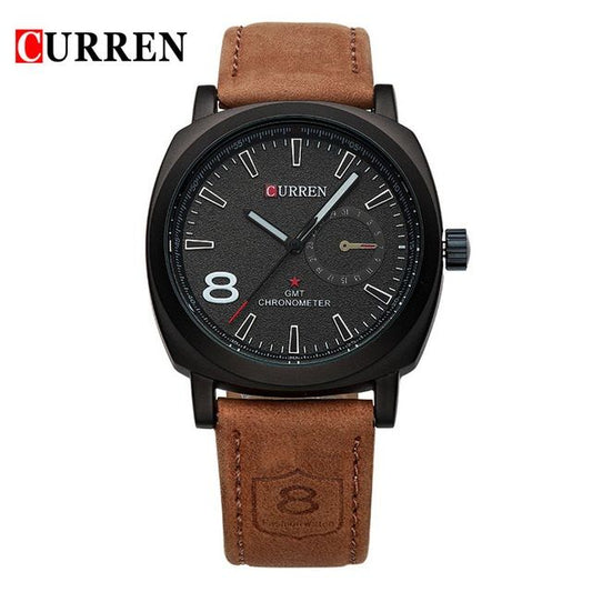 Leather stripe Curren  Watch For Men