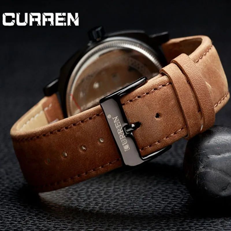 Leather stripe Curren  Watch For Men